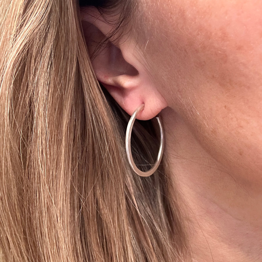 Earrings - Post Hoops - Medium