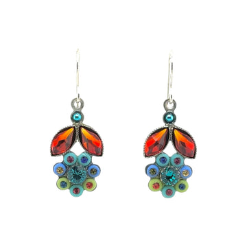 Earrings - Botanical Flower