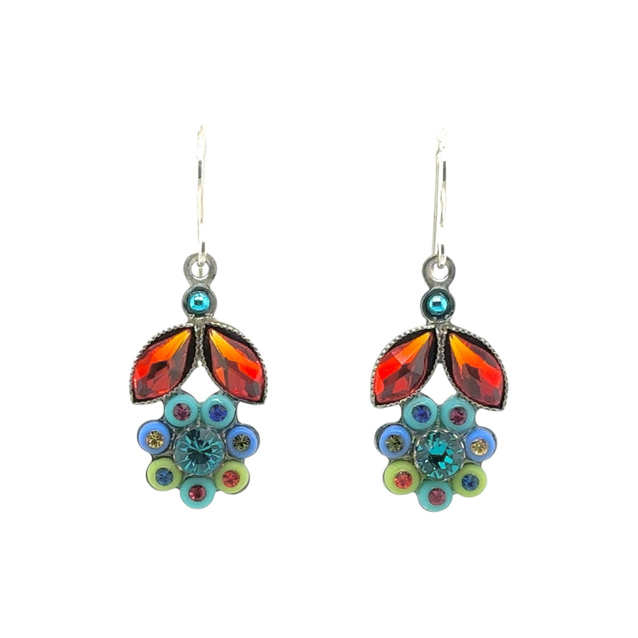 Earrings - Botanical Flower