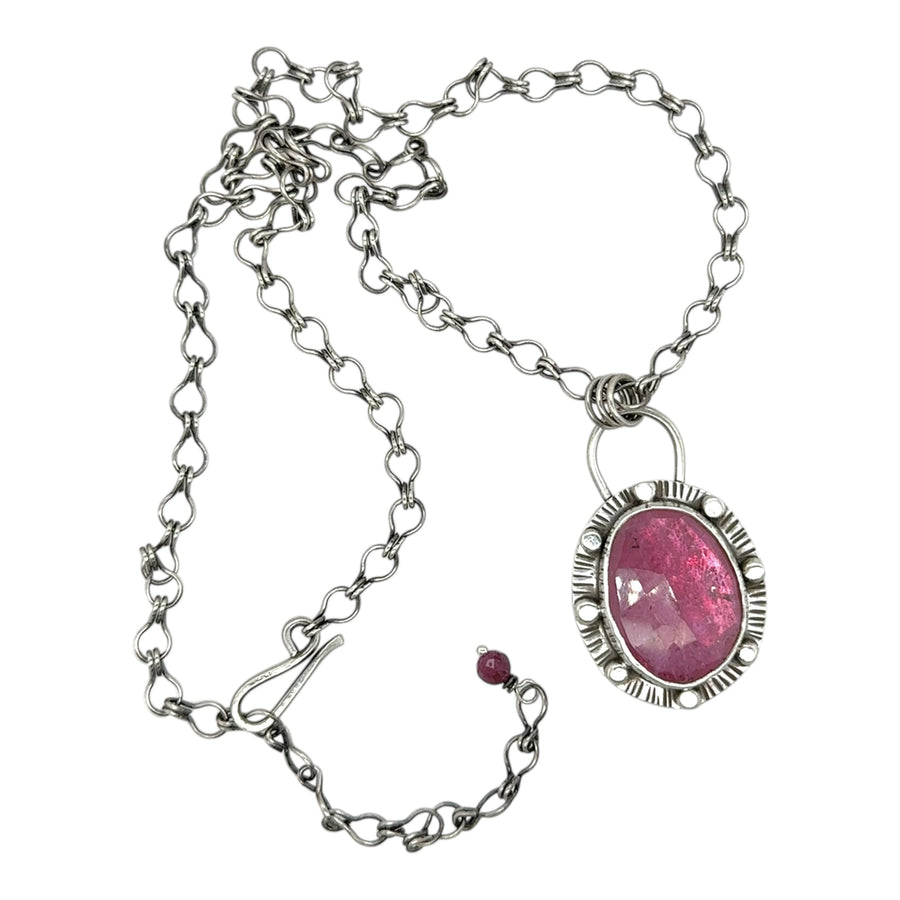 Necklace - Pink Sapphire