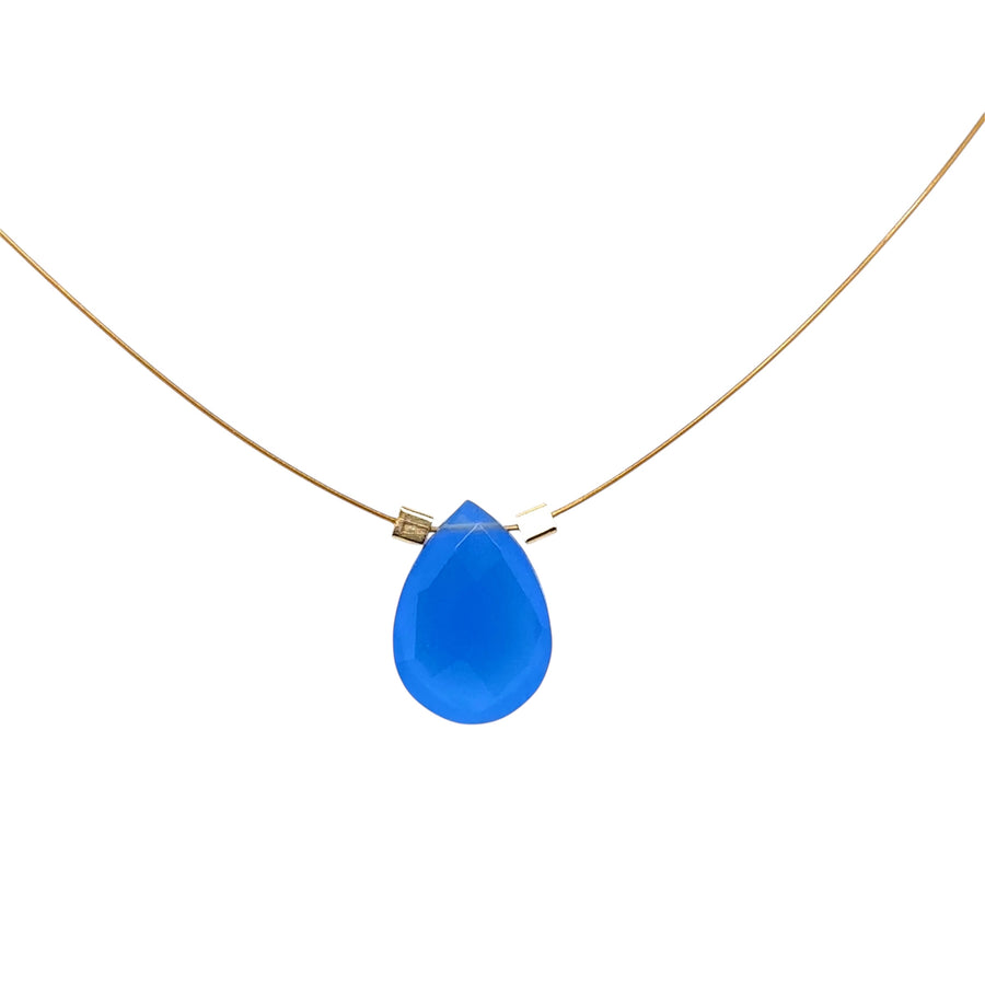 Blue Chalcedony Necklace