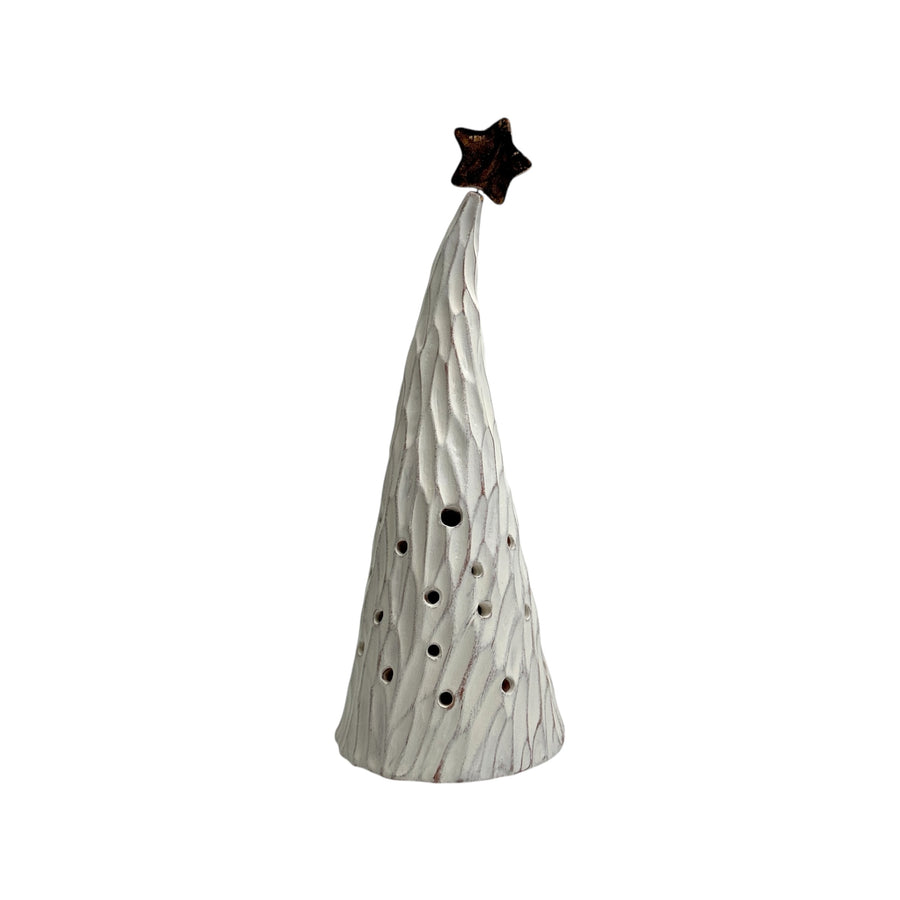 Holiday Luminary Tree - White - Medium