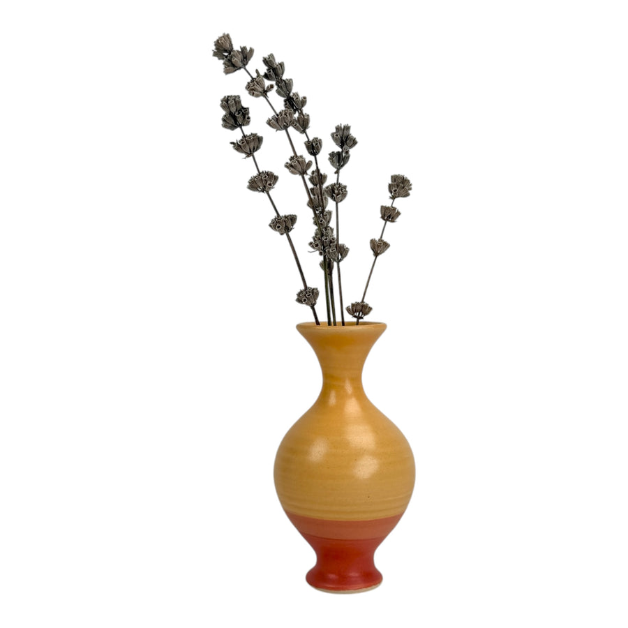 Bud Vase - Yellow/Red