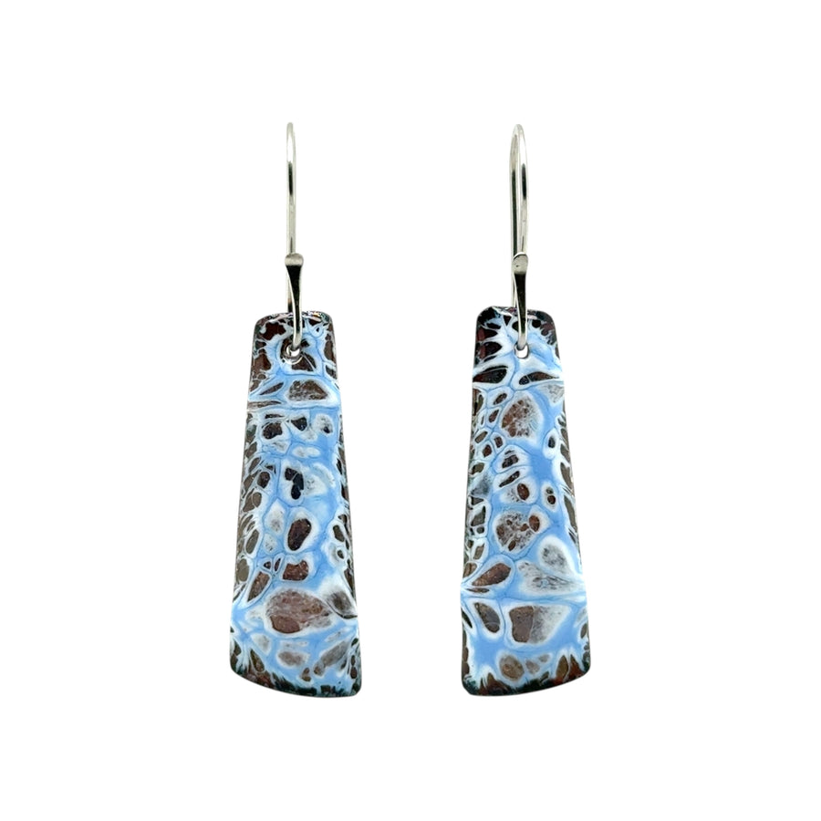 Enameled Earrings