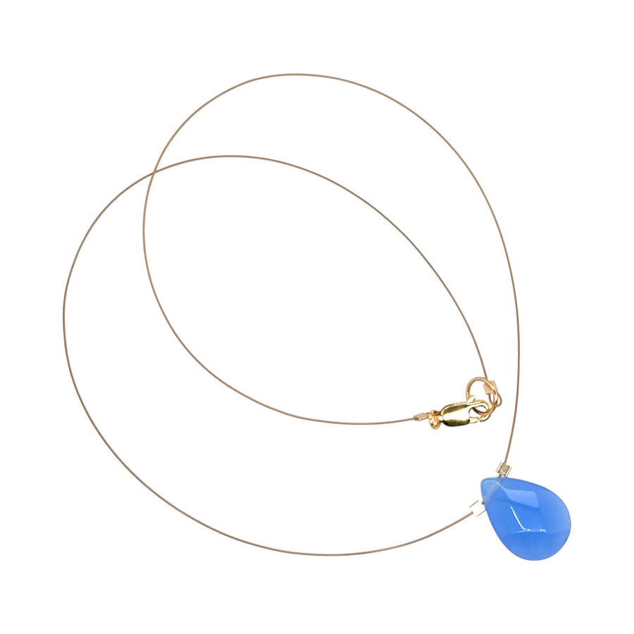 Czech Quartz Necklace - Periwinkle