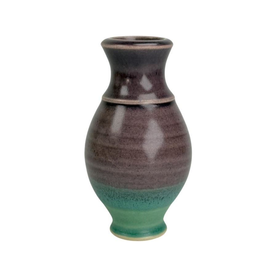 Bud Vase - Purple/Green