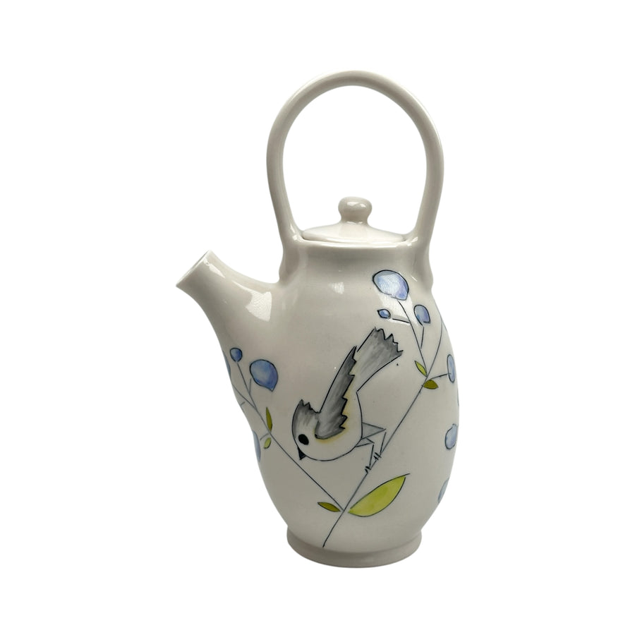 Birds and Blueberries - Teapot - Small