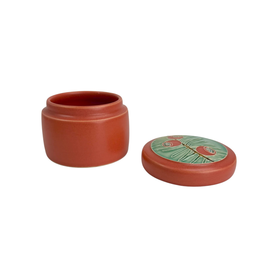 Trinket Box - Yew - Red