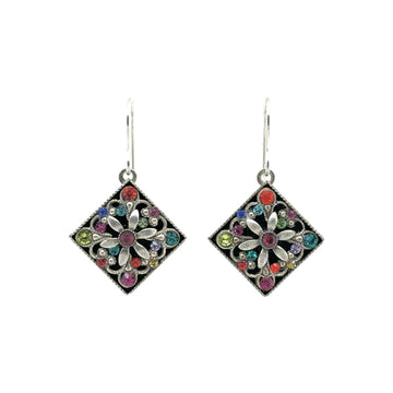 Earrings - Diamond Shaped Filigree