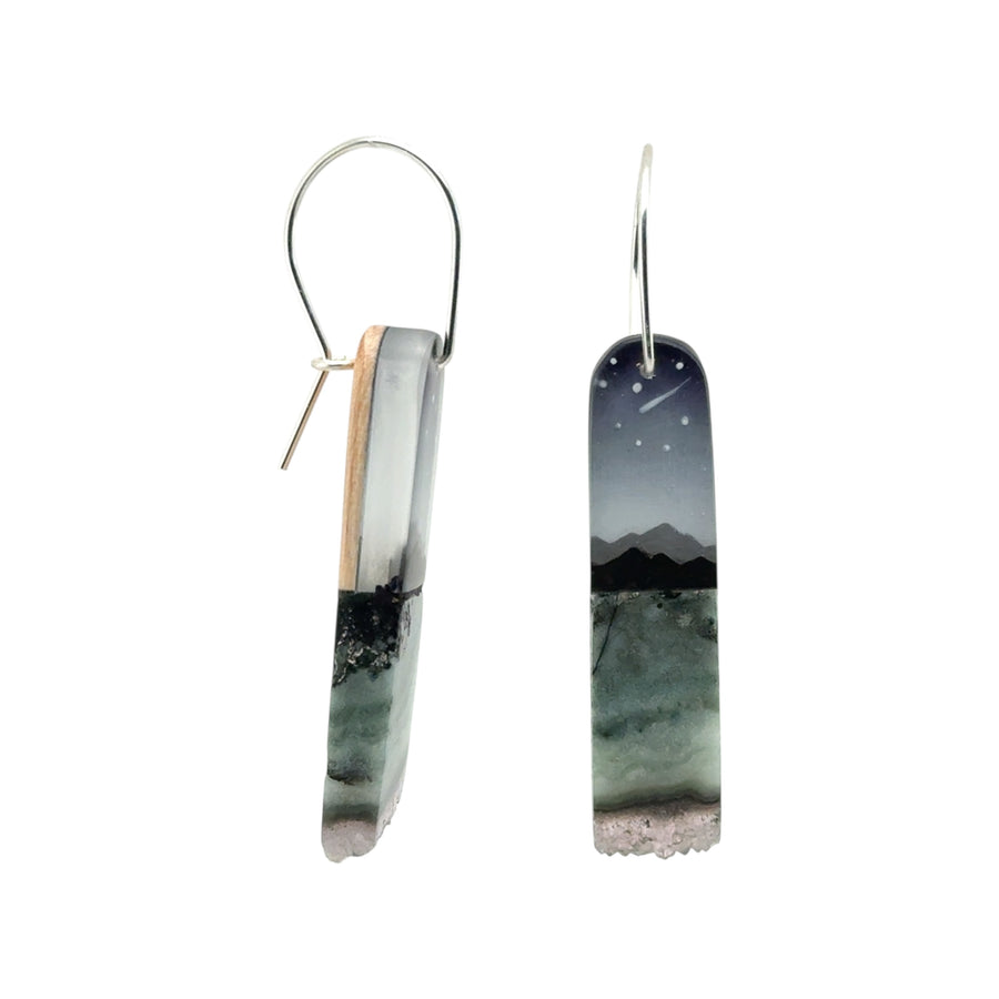 Earrings with Crystal - Hills