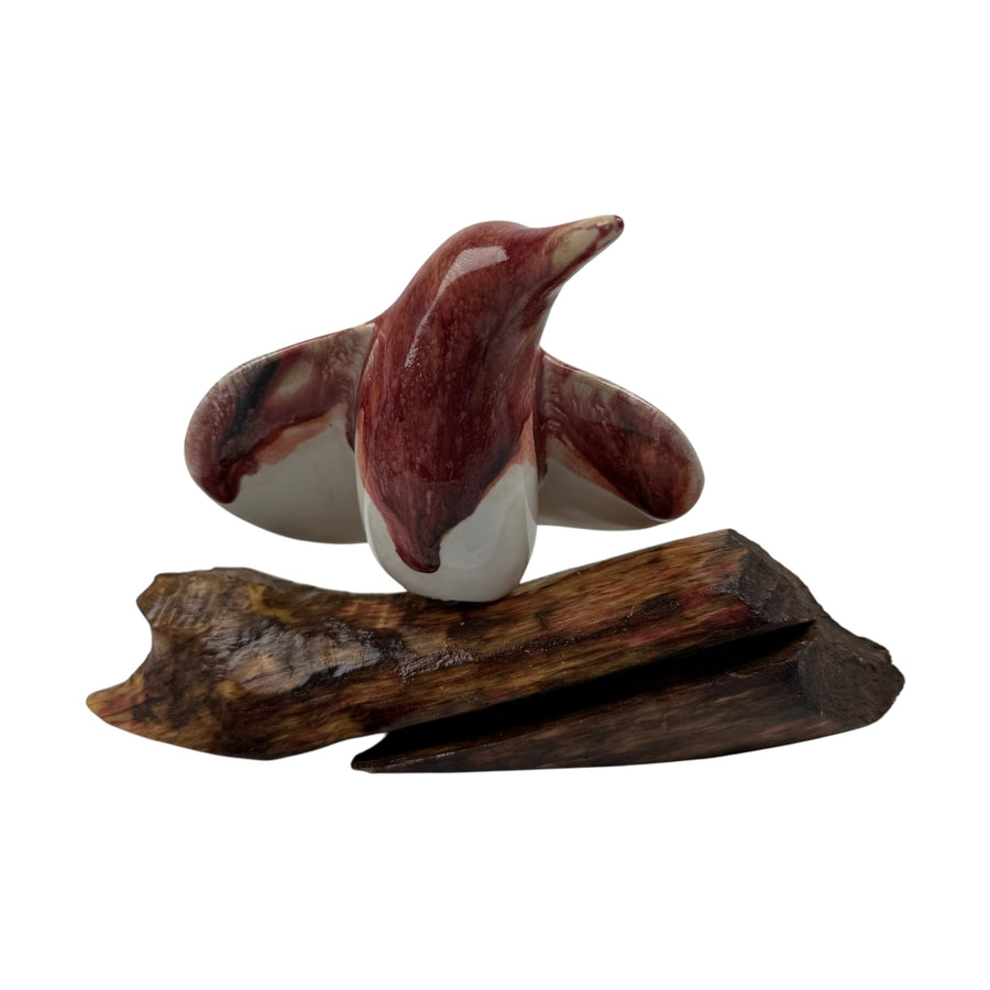 Bird - Burgundy/White #1353