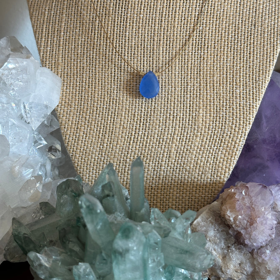 Blue Chalcedony Necklace