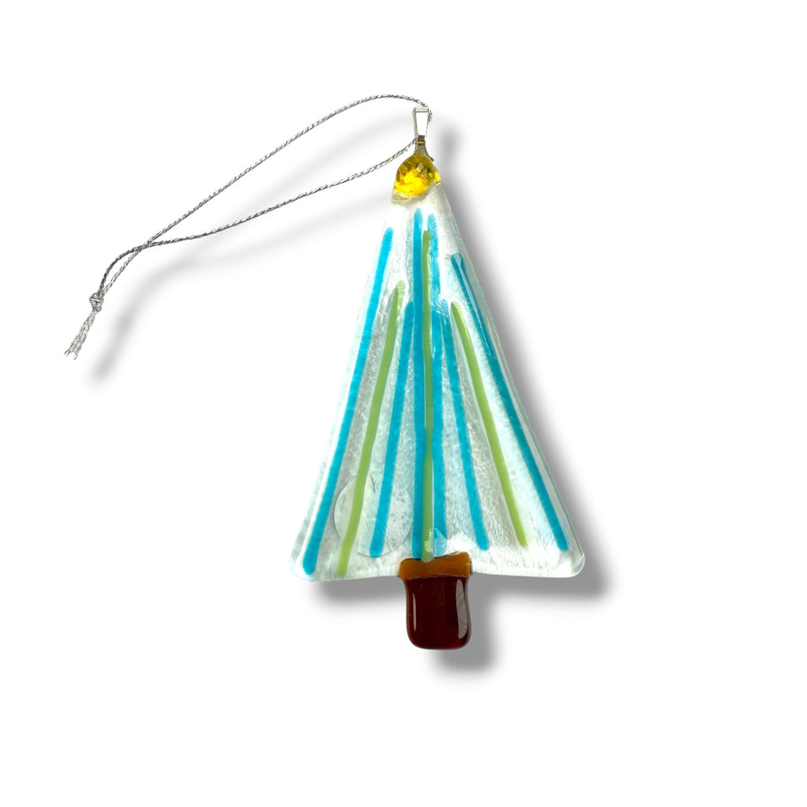 Mini Tree Glass Ornament