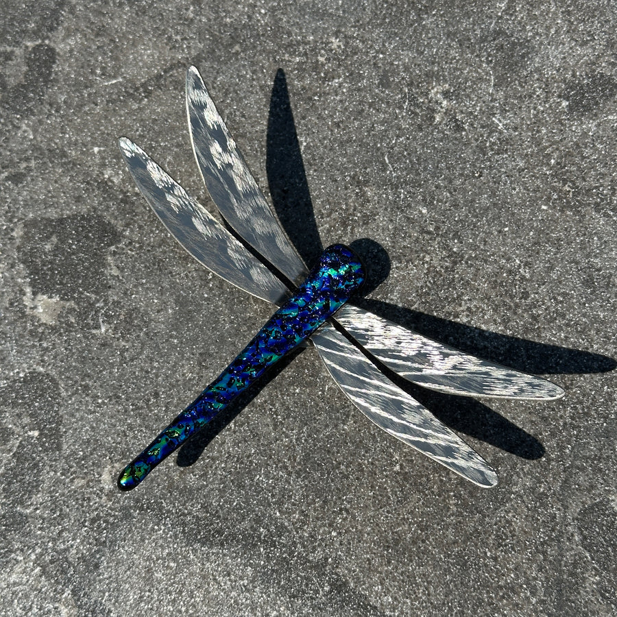 Dichroic Glass Dragonfly