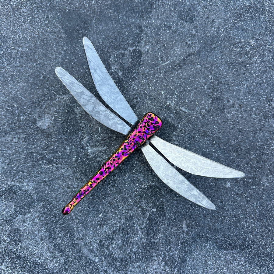 Dichroic Glass Dragonfly