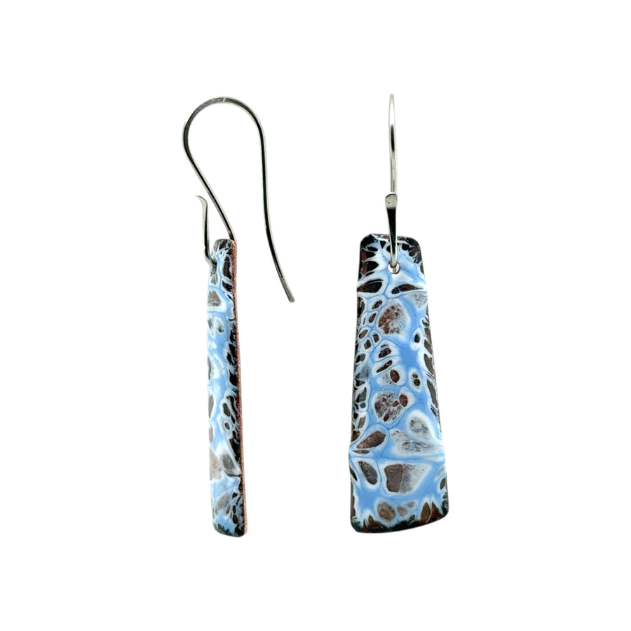 Enameled Earrings