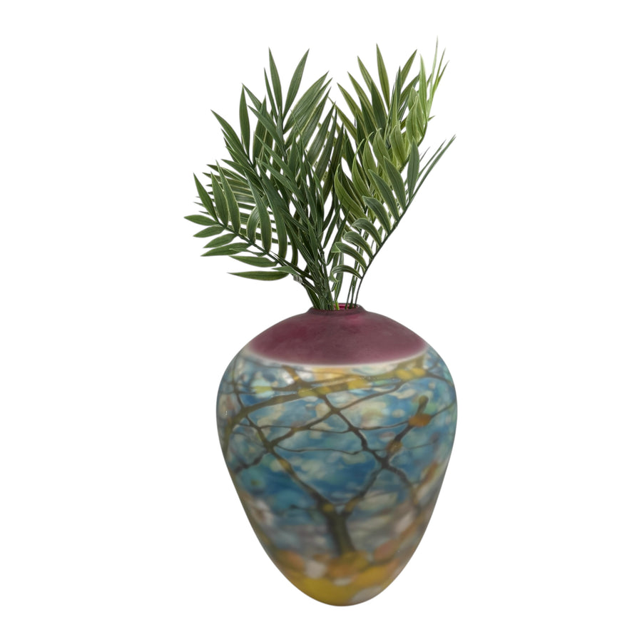 Yellow Vine Incalmo Vase #1006