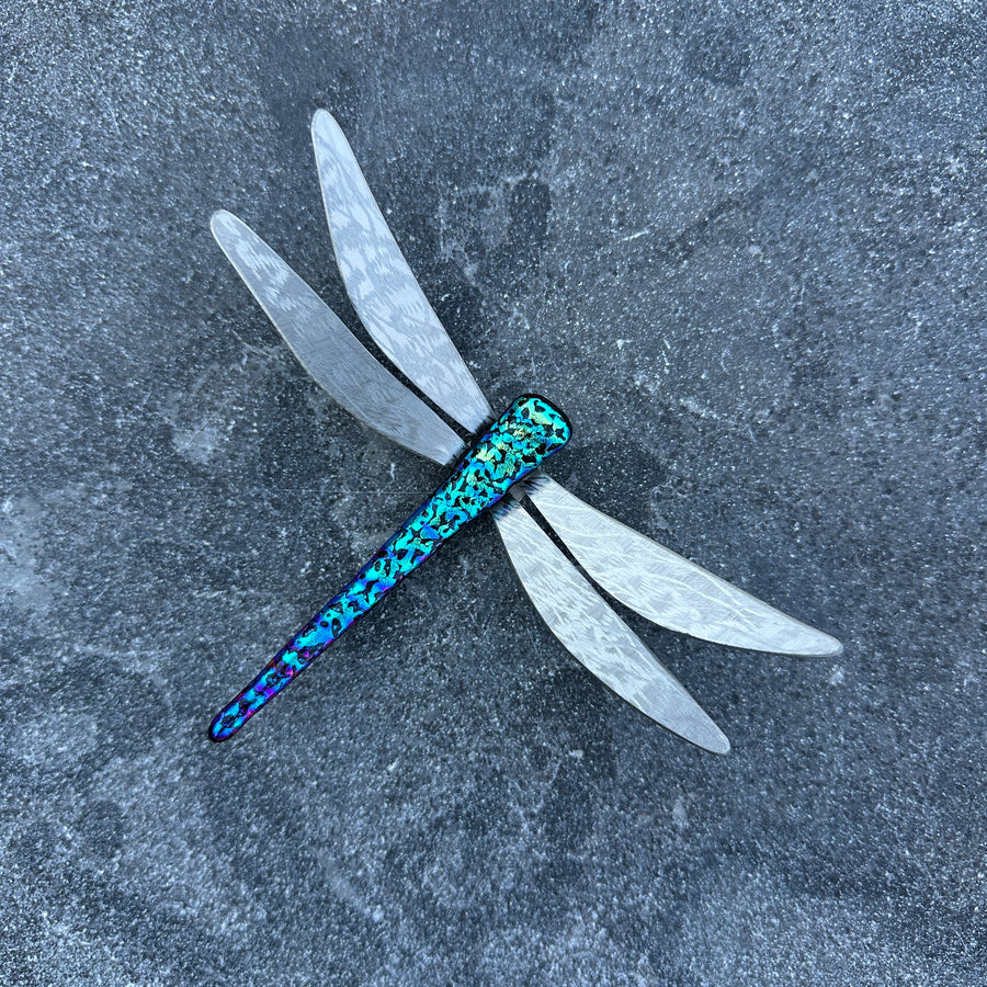 Dichroic Glass Dragonfly