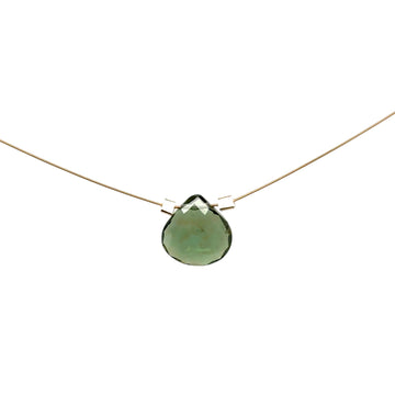 Moss Kyanite Necklace