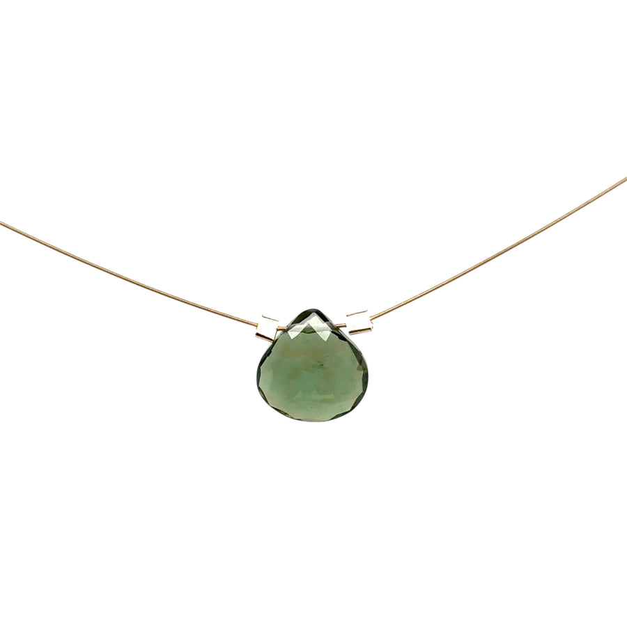 Moss Kyanite Necklace