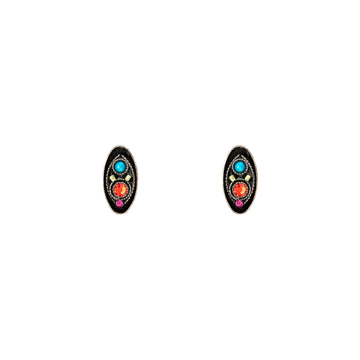 Earrings - Stud - Architectural Oval