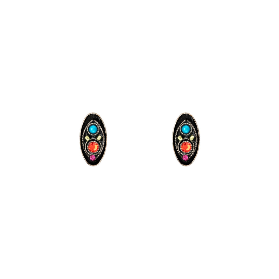 Earrings - Stud - Architectural Oval