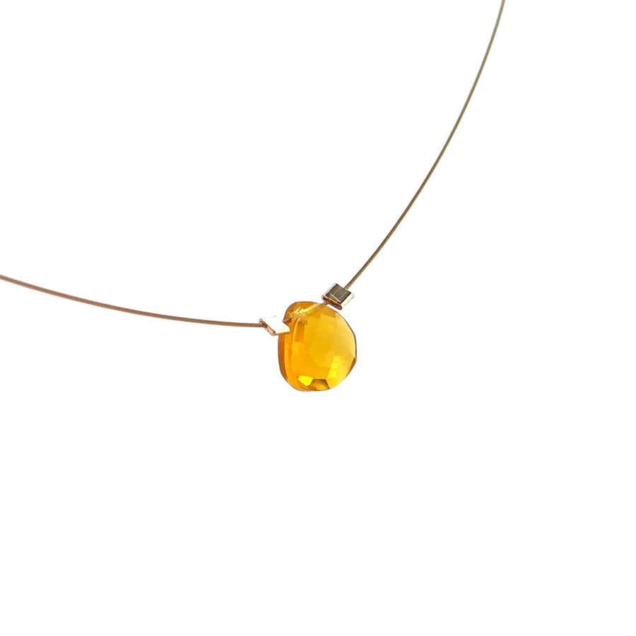 Yellow Topaz Necklace