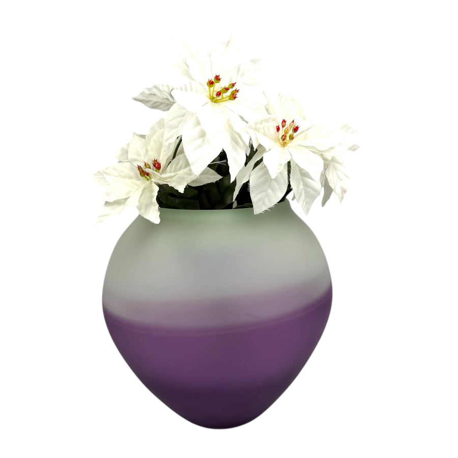 Light Green and Purple Incalmo Vase #1010