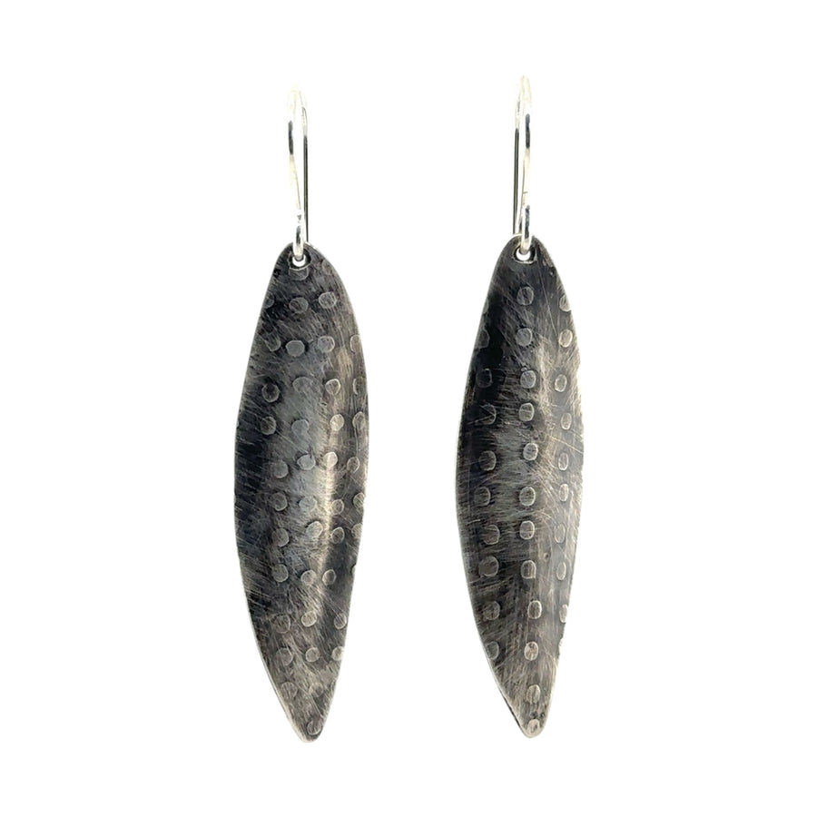 Earrings - Silver Dotted