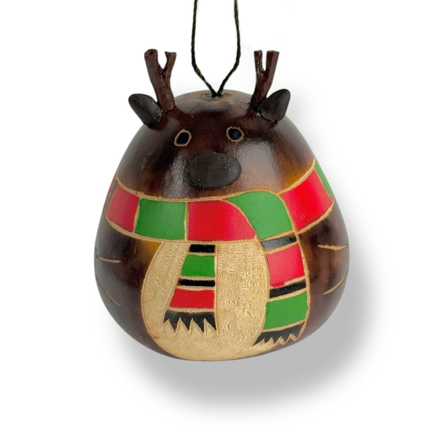 Gourd Ornament - Reindeer