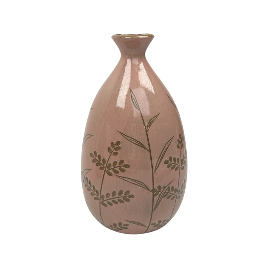 Medium Vase - Pink - Botanical