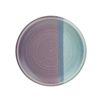 Dessert Plate - Purple/Light Blue