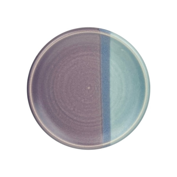 Dessert Plate - Purple/Light Blue