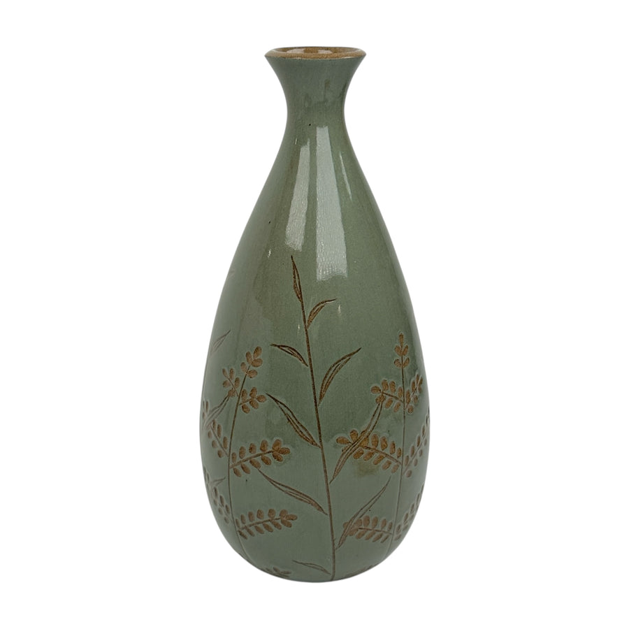Large Vase - Teal - Botanical