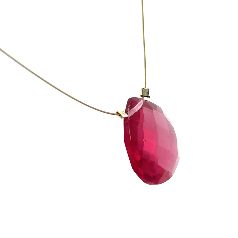 Pink Tourmaline Necklace