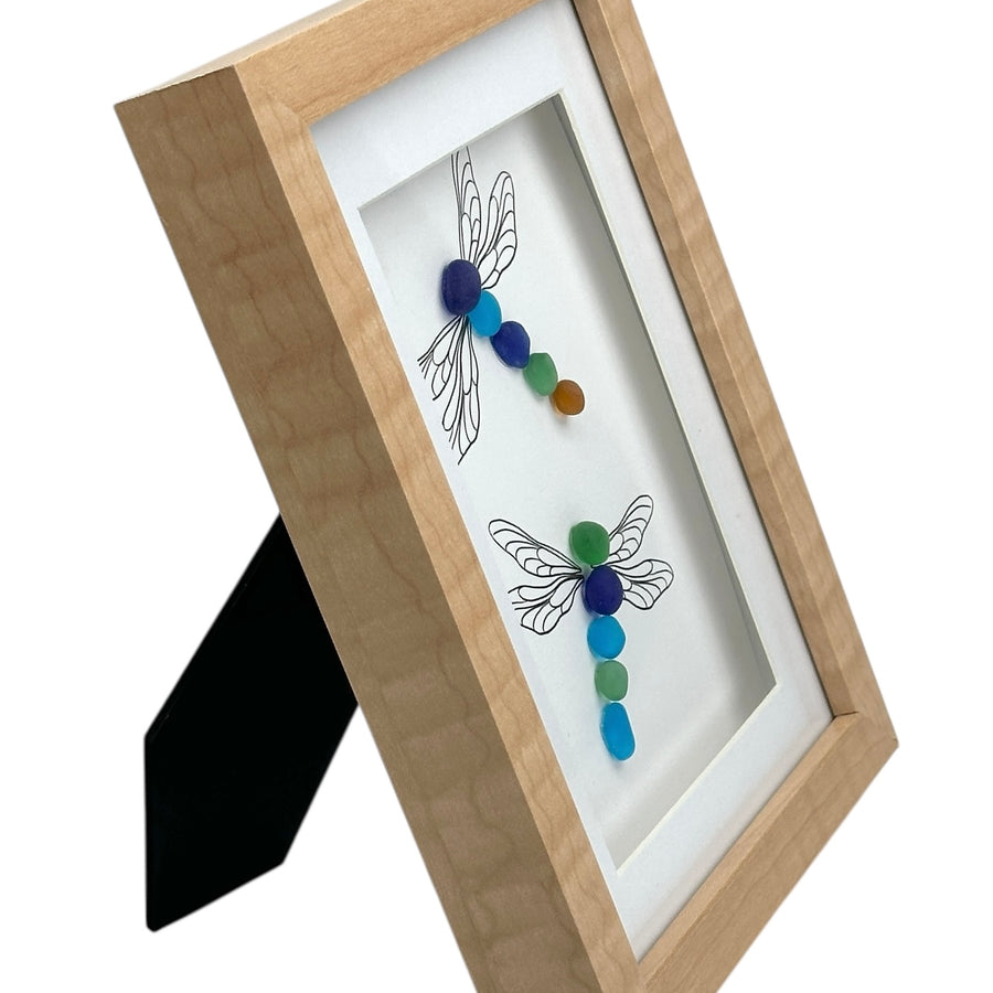 Sea Glass Dragonflies