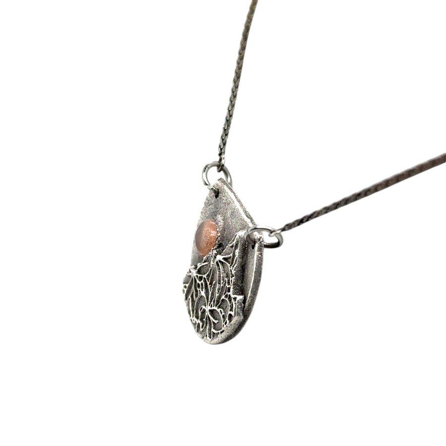 Necklace - Mountain Pendant with Oregon Sunstone
