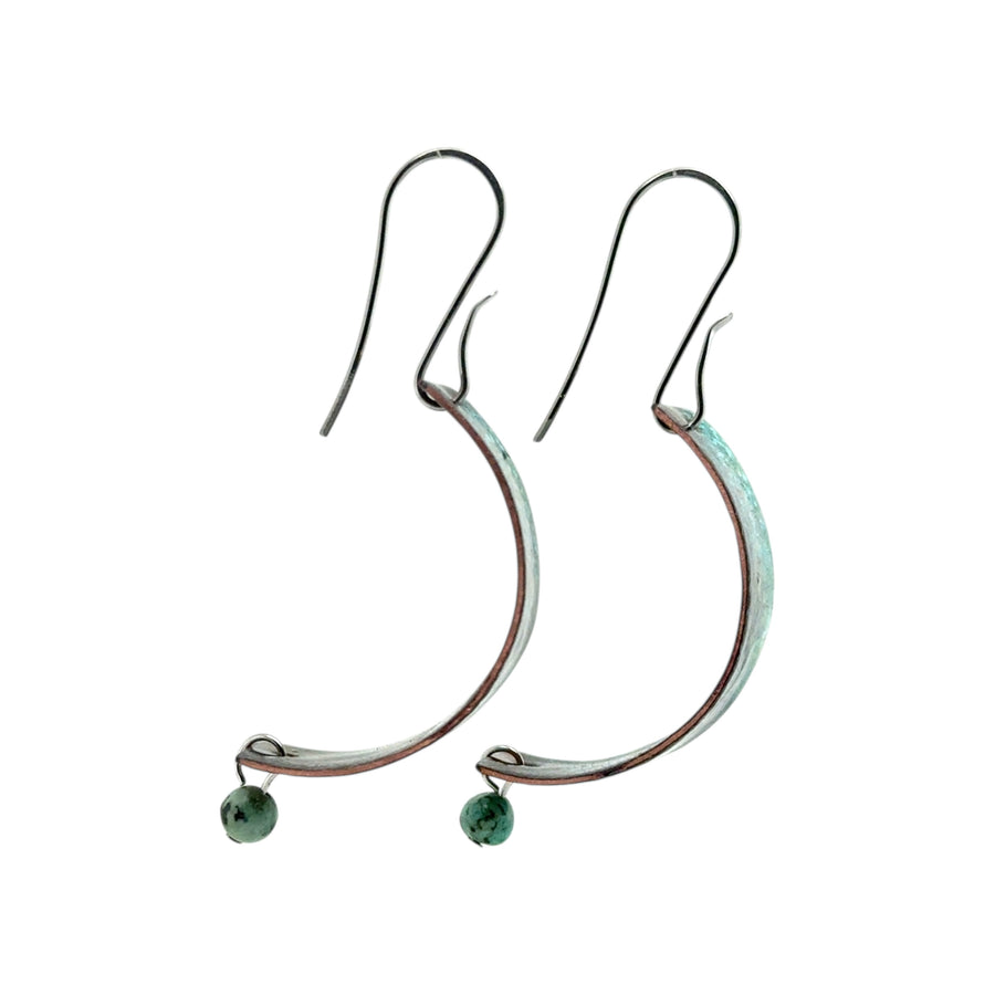 Enameled Earrings