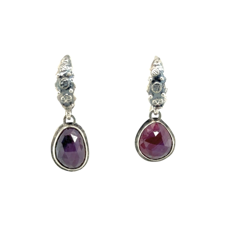 Earrings - Silky Sapphires