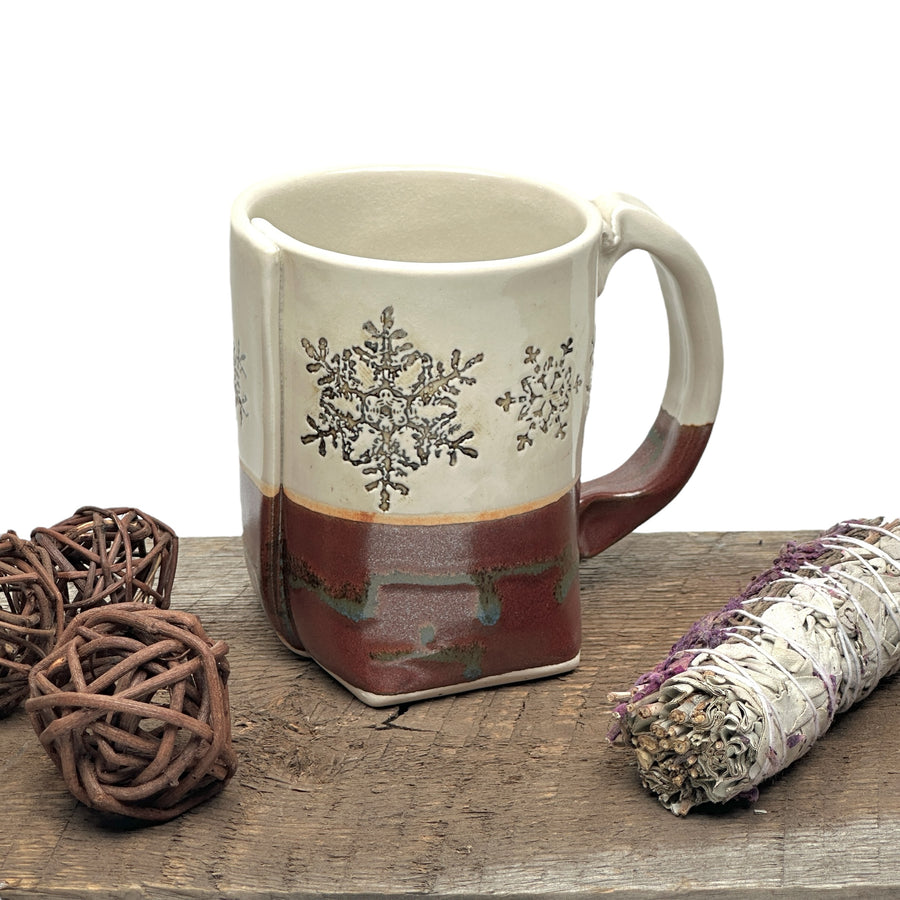 Snowflake Mug - Red