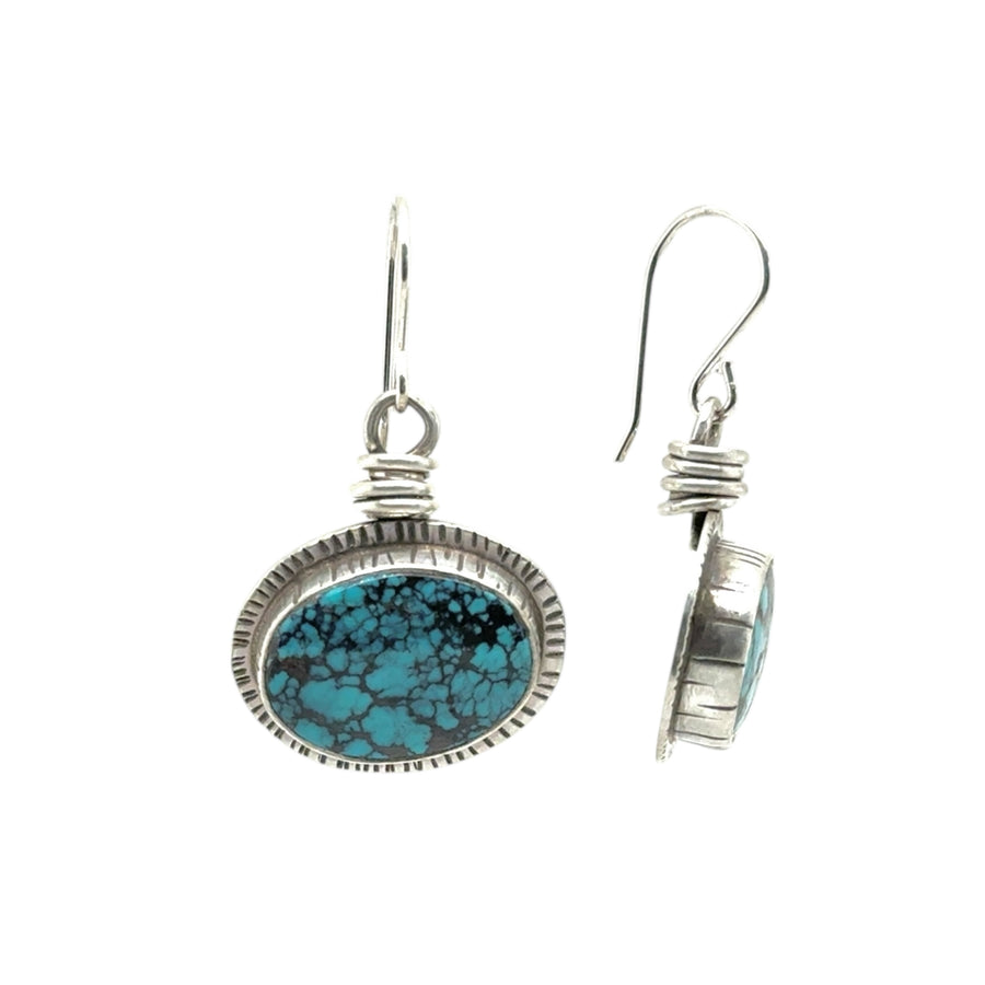 Earrings - Kingman Turquoise Drops