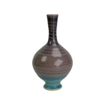 Bud Vase - Purple/Light Blue