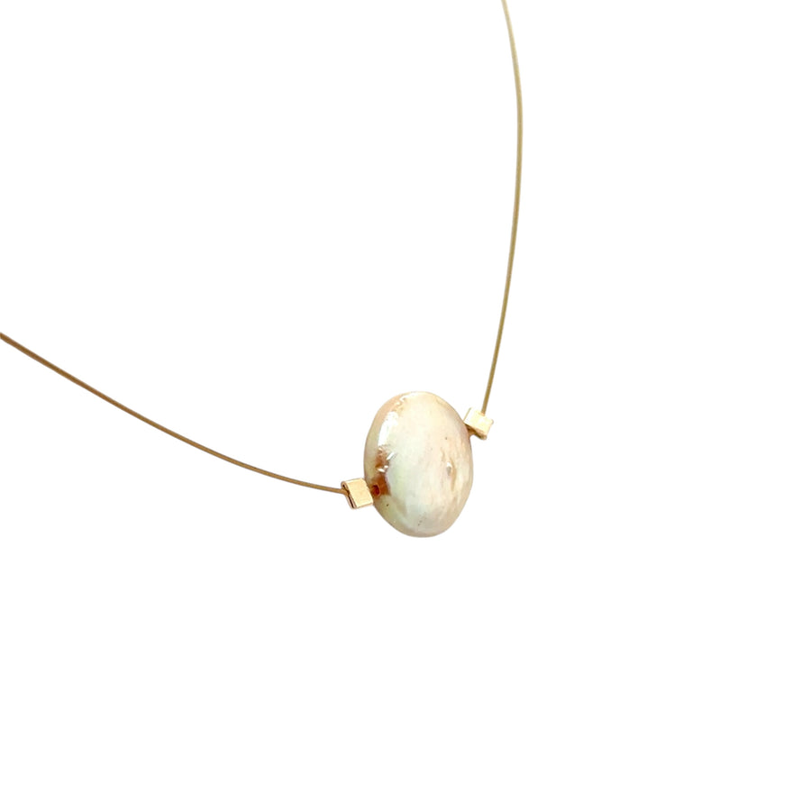 Coin Pearl Necklace