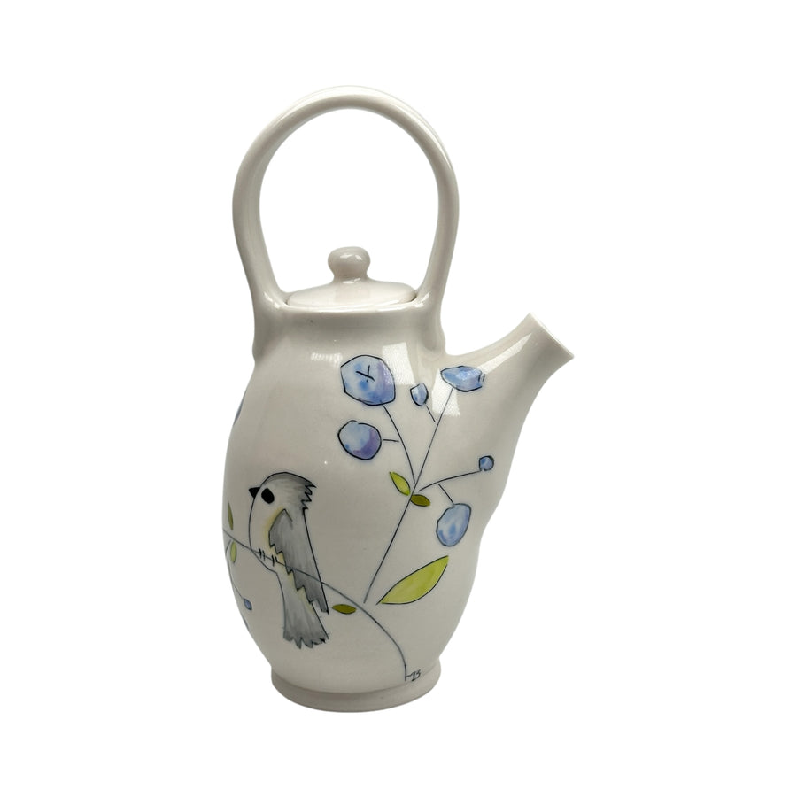 Birds and Blueberries - Teapot - Small