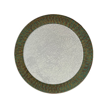 Dinner Plate with Fossil Pattern
