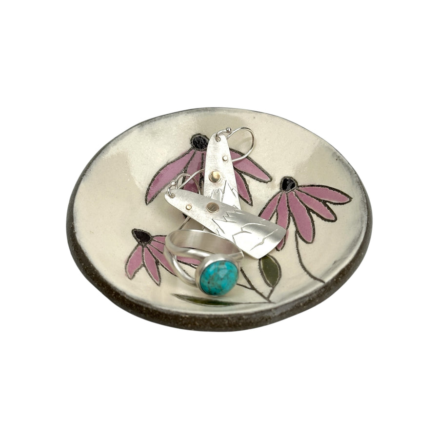 Ring Dish - Small Purple Coneflower