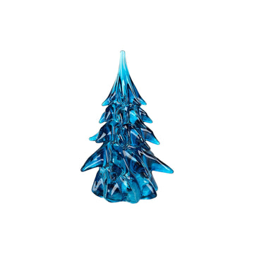 Small Glass Tree - Aqua