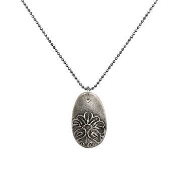 Necklace - Flowerburst - Oval