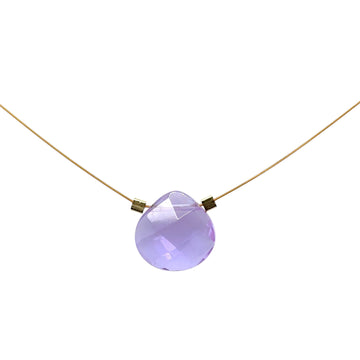 Czech Quartz Necklace - Hyacinth