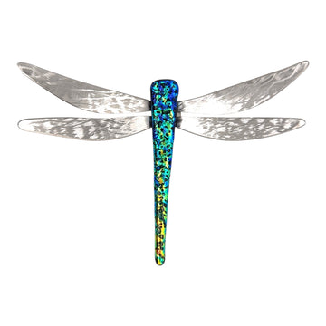Dichroic Glass Dragonfly